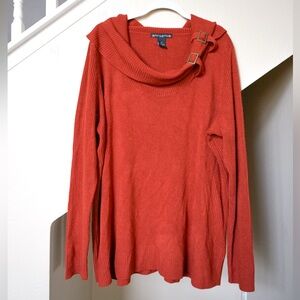 Cowl Neck Rib Knit US XL